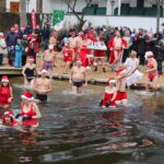 Bernauer Eisheilige - Eisbaden in Lanke: Wasser 3,1 Grad - Luft 0 Grad 5 Bernau LIVE