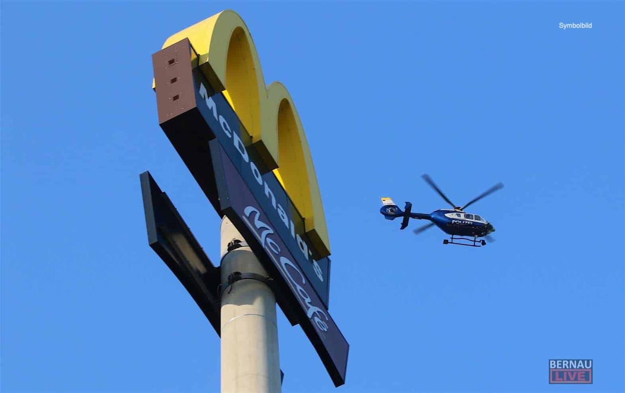 Überfall auf McDonald's in Bernau und weitere Geschäfte - Zeugen gesucht!