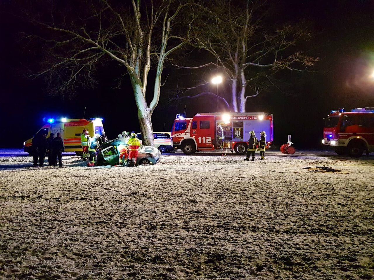 Schwerer Unfall bei Schönfeld und weitere Polizeimeldungen
