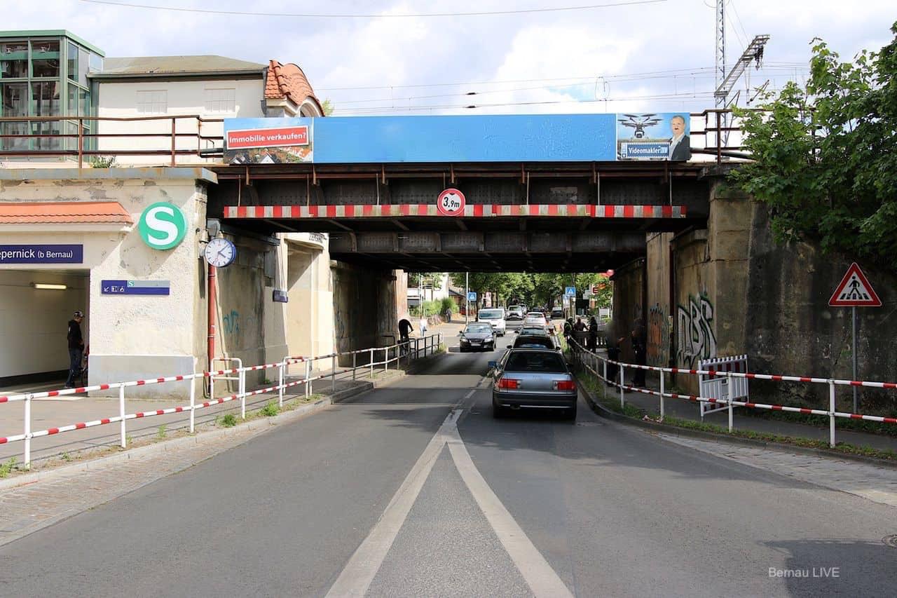 Sanierung Bahnbrücke Bhf. Zepernick - Vollsperrung - Infos der BBG