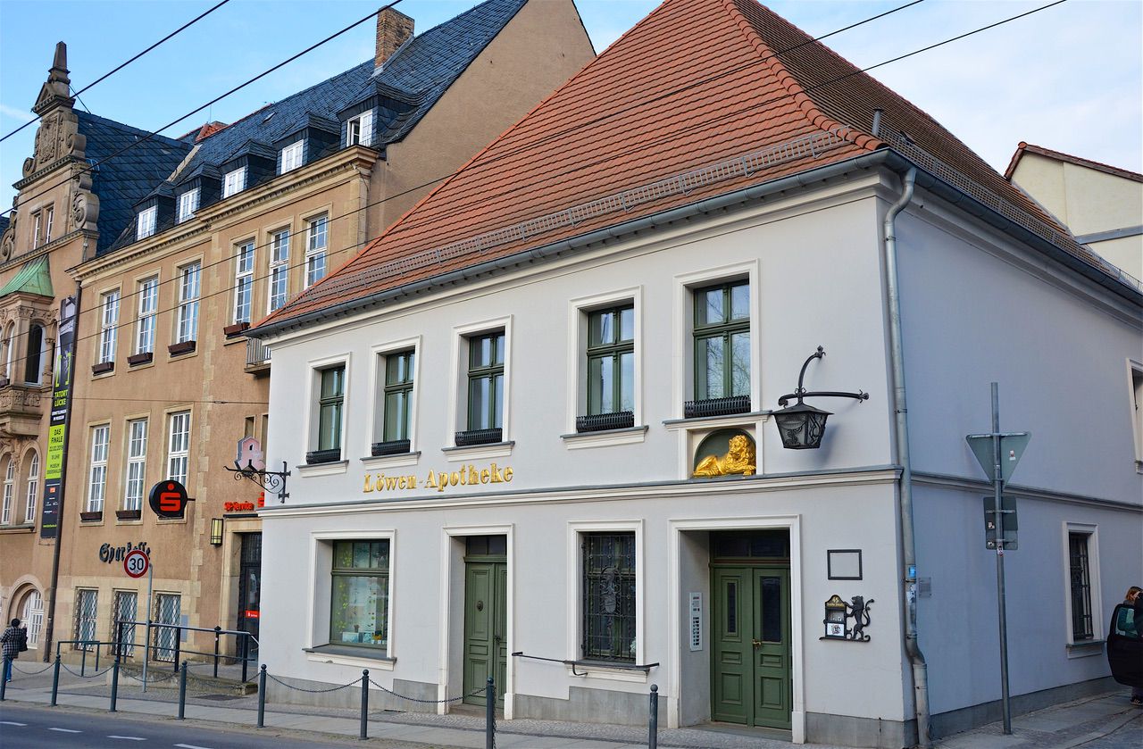Stadt Eberswalde kauft die ca. 300 Jahre alte "Löwenapotheke" am Markt