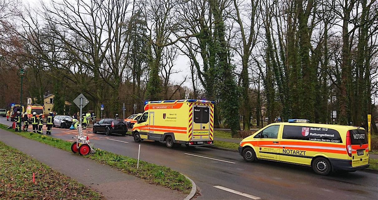 Barnim: Schwerer Verkehrsunfall am Morgen in Biesenthal