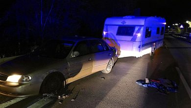 Bernau: Wohnwagendiebstahl endete nach Verfolgung mit kaputten Fahrzeugen