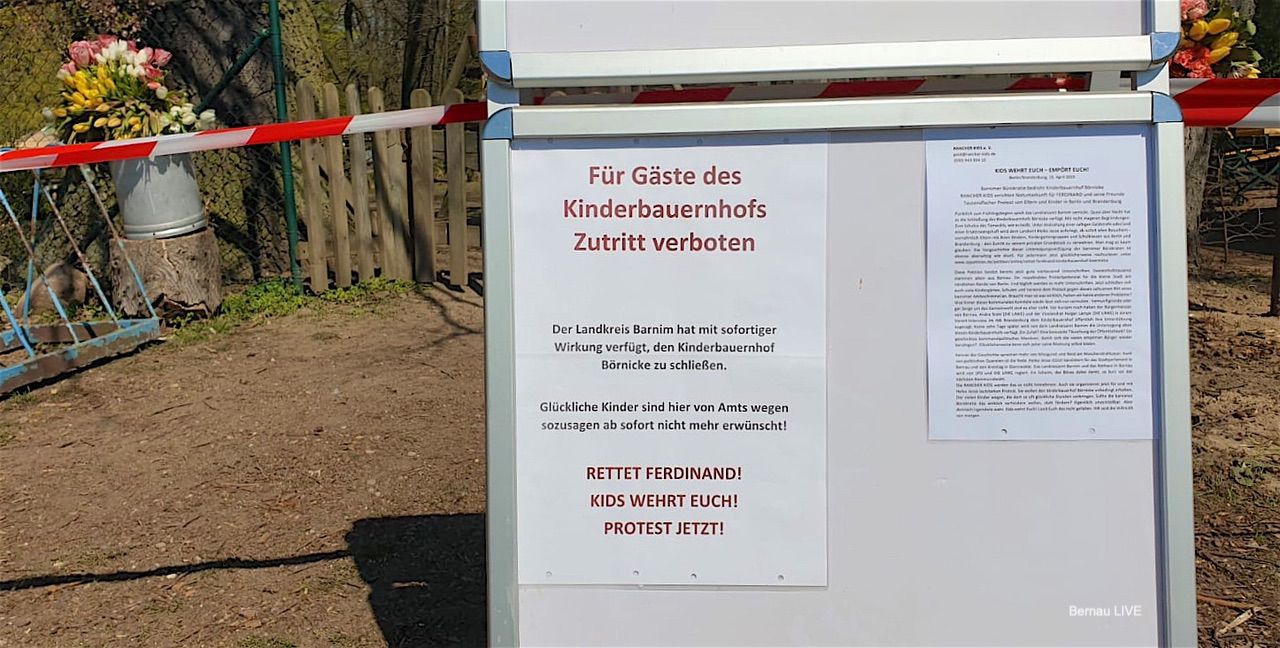 Bernaus Bürgermeister steht weiterhin hinter dem Kinderbauernhof Börnicke