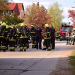 Ein Großbrand in Bernau beschäftigt aktuell die örtlichen Feuerwehren 7 Bernau LIVE