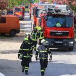 Ein Großbrand in Bernau beschäftigt aktuell die örtlichen Feuerwehren 6 Bernau LIVE