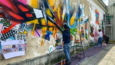 Bernau bleibt bunt - Graffiti für das Bahnhofsgebäude