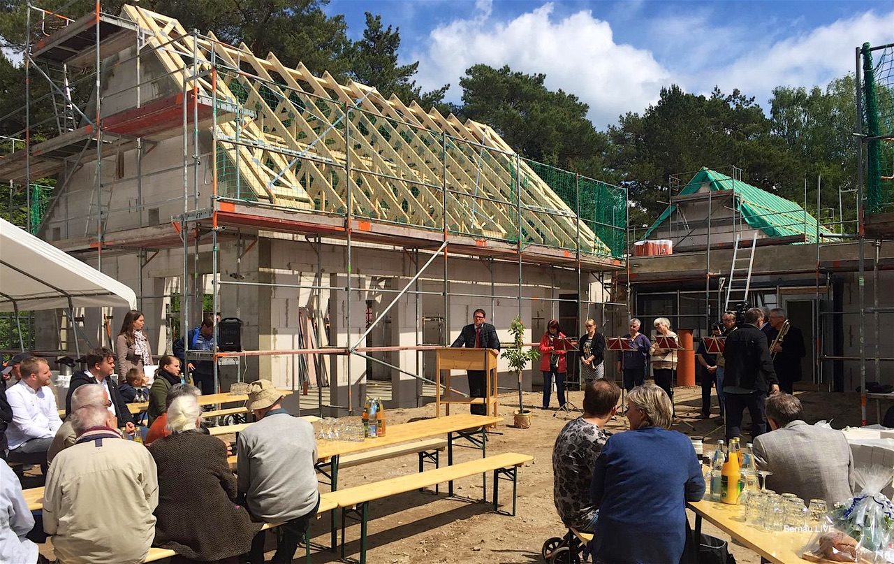 Richtfest für das neue Medizinische in Lobetal