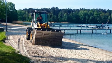 Biesenthal: 200 Tonnen feinster Sand für das Strandbad Wukensee