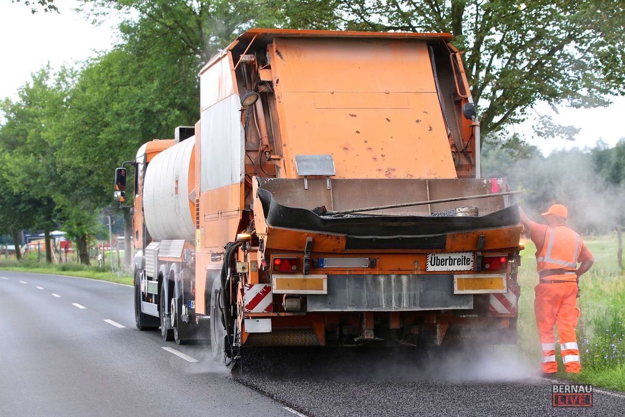 Bernau: Asphaltierarbeiten in Birkenhöhe und Eichwerder 8 Bernau LIVE