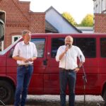 Solidarisches Abendessen vor dem Rathaus in Biesenthal 10 Bernau LIVE