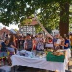 Solidarisches Abendessen vor dem Rathaus in Biesenthal 9 Bernau LIVE