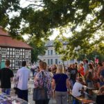 Solidarisches Abendessen vor dem Rathaus in Biesenthal 5 Bernau LIVE