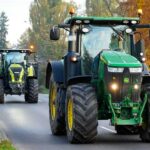 Traktoren-Sternfahrt nach Kundgebung in Berlin wieder auf Heimfahrt 3 Bernau LIVE