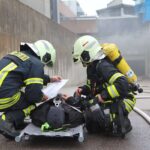 Großübung der Feuerwehren und Rettungsdienste im Kaufpark Eiche 31 Bernau LIVE