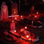 Halloween in Bernau: Grusel, Geister, Party und Feuershow auf der Straße 20 Bernau LIVE