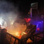 Halloween in Bernau: Grusel, Geister, Party und Feuershow auf der Straße 25 Bernau LIVE