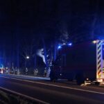 Bernau: Feuerwehreinsatz Wandlitzer Chaussee - Vollsperrung 7 Bernau LIVE