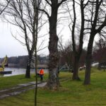 Schwimmbagger hilft seit heute bei der Munitionssuche im Wandlitzsee 4 Bernau LIVE