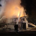 Großeinsatz der Feuerwehren Bernau: Gebäude steht in Lobetal in Vollbrand 13 Bernau LIVE