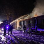 Großeinsatz der Feuerwehren Bernau: Gebäude steht in Lobetal in Vollbrand 32 Bernau LIVE