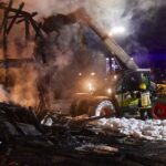 Großeinsatz der Feuerwehren Bernau: Gebäude steht in Lobetal in Vollbrand 36 Bernau LIVE