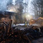 Großeinsatz der Feuerwehren Bernau: Gebäude steht in Lobetal in Vollbrand 39 Bernau LIVE