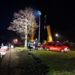 Große Rettungsaktion zur Bergung des Schwimmbaggers aus dem Wandlitzsee 9 Bernau LIVE