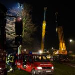 Große Rettungsaktion zur Bergung des Schwimmbaggers aus dem Wandlitzsee 11 Bernau LIVE