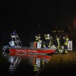 Große Rettungsaktion zur Bergung des Schwimmbaggers aus dem Wandlitzsee 12 Bernau LIVE