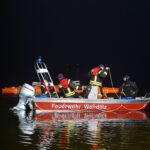 Große Rettungsaktion zur Bergung des Schwimmbaggers aus dem Wandlitzsee 22 Bernau LIVE