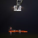 Große Rettungsaktion zur Bergung des Schwimmbaggers aus dem Wandlitzsee 20 Bernau LIVE