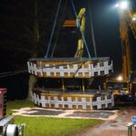 Große Rettungsaktion zur Bergung des Schwimmbaggers aus dem Wandlitzsee 43 Bernau LIVE