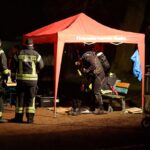 Große Rettungsaktion zur Bergung des Schwimmbaggers aus dem Wandlitzsee 64 Bernau LIVE