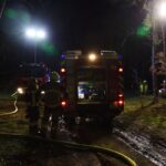 Schon wieder brennen Holzpolter - dieses Mal im Wald in Klosterfelde 2 Bernau LIVE