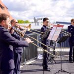 Polizei-Posaunenchor auf dem Dach des Rathauses in Bernau 3 Bernau LIVE
