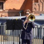 Polizei-Posaunenchor auf dem Dach des Rathauses in Bernau 2 Bernau LIVE