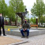 Wandlitz - Fischerbrunnen vor dem Wandlitzsee sprudelt wieder 4 Bernau LIVE