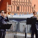 Polizei-Posaunenchor auf dem Dach des Rathauses in Bernau 8 Bernau LIVE