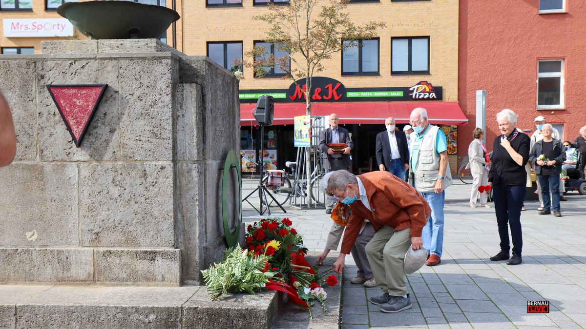 Gedenken der Opfer des Faschismus in Bernau