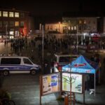 Kundgebung der AfD in Bernau - Veranstaltung abgebrochen 9 Bernau, Bahnhof Bernau, AfD Bernau