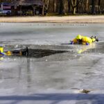 Feuerwehrübung zur Eisrettung am Wukensee in Biesenthal 4 Bernau LIVE