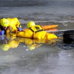 Feuerwehrübung zur Eisrettung am Wukensee in Biesenthal 3 Bernau LIVE