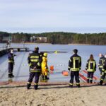 Feuerwehrübung zur Eisrettung am Wukensee in Biesenthal 10 Bernau LIVE