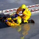 Feuerwehrübung zur Eisrettung am Wukensee in Biesenthal 16 Bernau LIVE