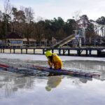 Feuerwehrübung zur Eisrettung am Wukensee in Biesenthal 20 Bernau LIVE