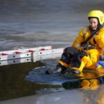 Feuerwehrübung zur Eisrettung am Wukensee in Biesenthal 21 Bernau LIVE