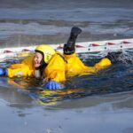 Feuerwehrübung zur Eisrettung am Wukensee in Biesenthal 22 Bernau LIVE