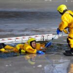 Feuerwehrübung zur Eisrettung am Wukensee in Biesenthal 24 Bernau LIVE