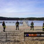 Feuerwehrübung zur Eisrettung am Wukensee in Biesenthal 30 Bernau LIVE